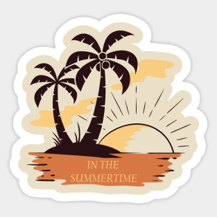 Summertime Sticker